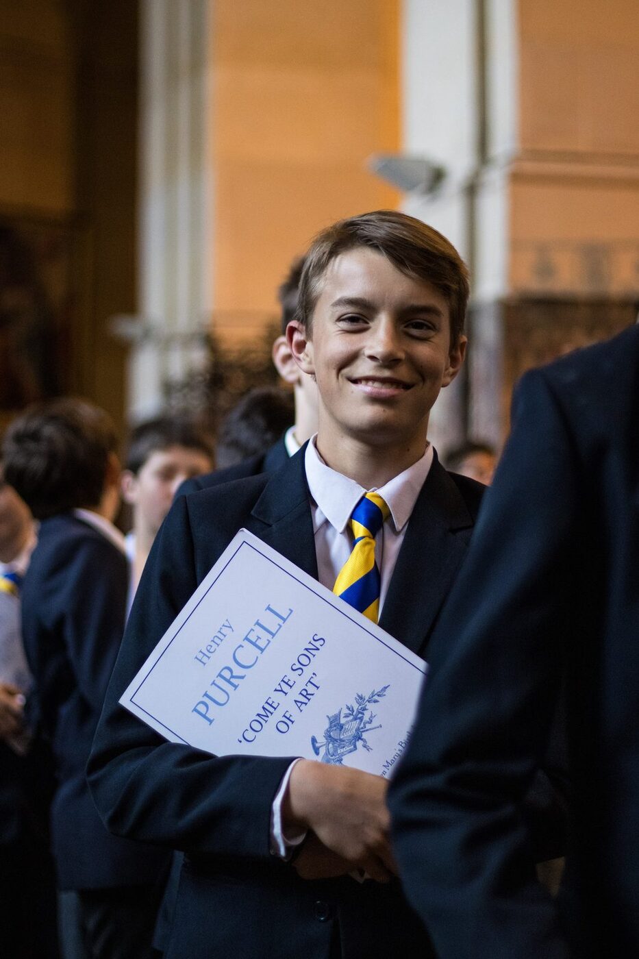 Un élève de l'Académie Musicale de Liesse